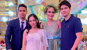Bantah Isu Putus, Maxime Bouttier dan Luna Maya Hadiri di Ulang Tahun Ashanty Bersama