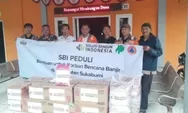 PT.SBI Narogong Bogor Peduli Sesama, Bantu Korban Banjir Bandang di Sukabumi