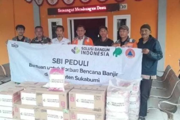 IWO bersama perusahaan salurkan bantuan kemanusiaan. (Saepullah/Bogor Times)