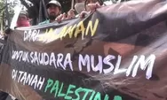 Ribuan Massa berkumpul di Gedung Sate dalam Aksi solidaritas bela Palestina