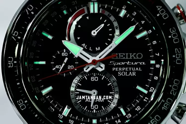 Seiko Sportura SSC357P1 Perpetual Solar Chronograph Stainless