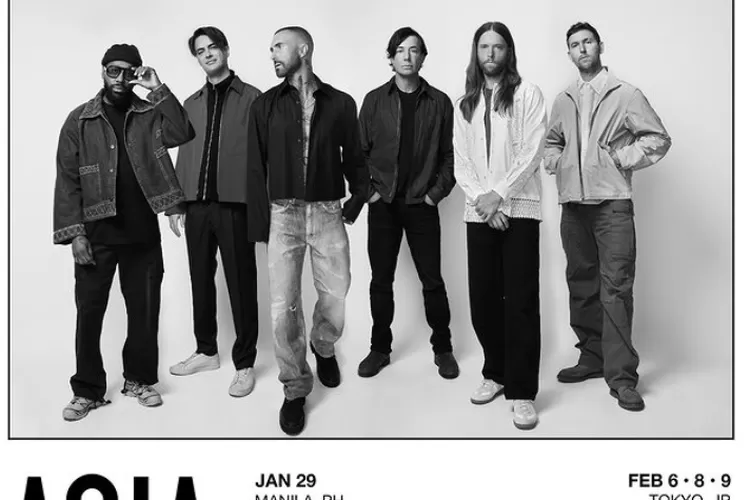 Maroon 5 akan menggelar konser di Jakarta, yuk intip harga tiketnya! (Instagram @maroon5)