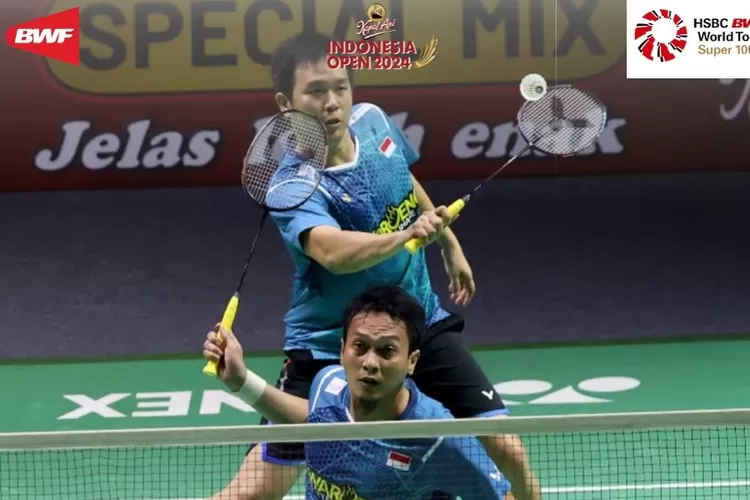 Hasil Indonesia Open 2024: Ahsan/Hendra dan Leo/Daniel Lolos ke Babak 16 Besar.  Artikel ini telah diterbitkan di halaman SINDOnews.com pada oleh dengan judul "Hasil Indonesia Open 2024: Ahsan/Hendra dan Leo/Daniel Lolos ke Babak 16 Besar (Instagram @badminton.ina)