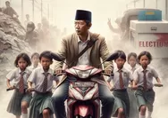 Pemilih Gibran dan Bocah ke Sekolah Tak Pakai Helm