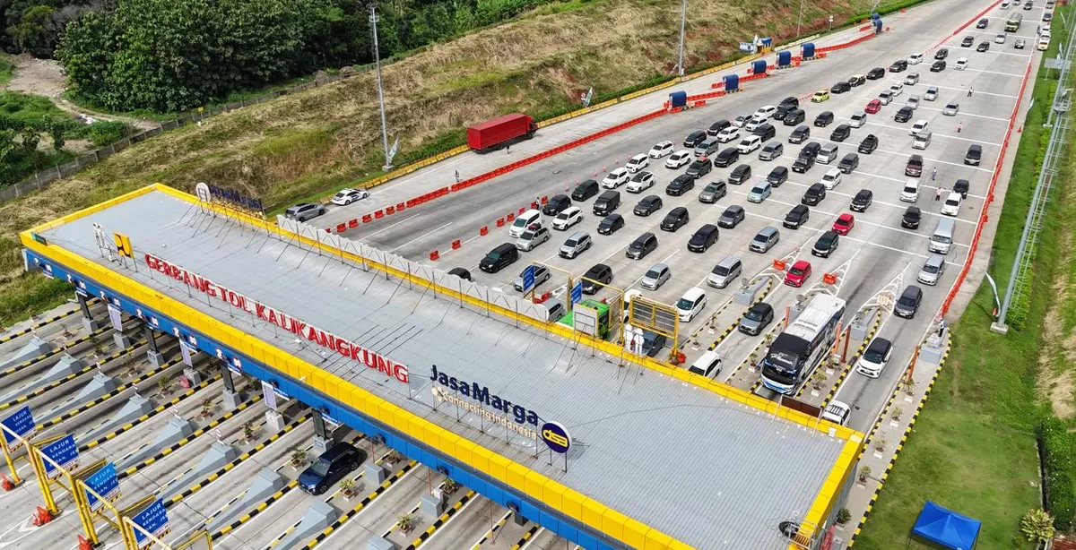 Cek Tanggal Jadwal One Way, Contra Flow, dan Ganjil Genap Jalan Tol Mudik Lebaran 2026 (Kalimantansatu.com/Dok. Kemenhub)