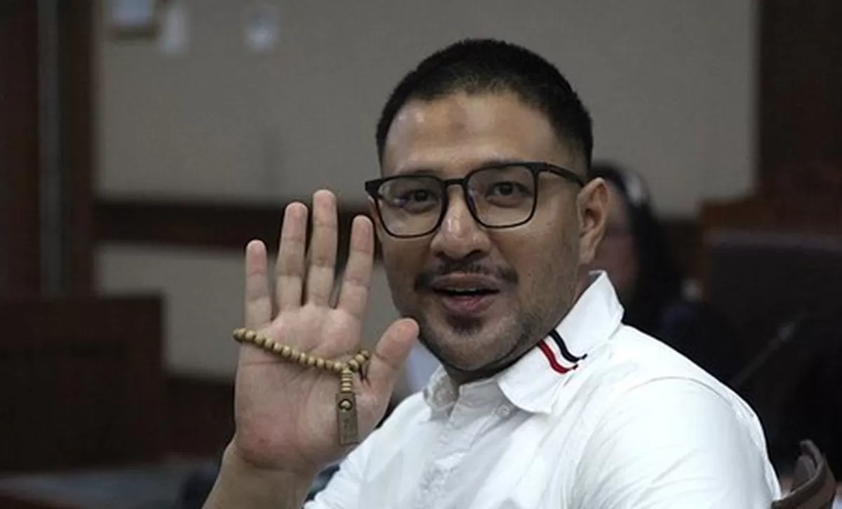 Ammar Zoni saat sidang di Pengadilan Negeri Jakarta Pusat./net