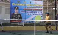 Tak Sekadar Turnamen, Kejuaraan Tenis Kapolres Kendal Cup 2024 juga Ajang Silaturahmi 