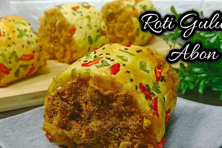 Resep roti abon gulung floss roll (YouTube Dapur Sederhana Tika)