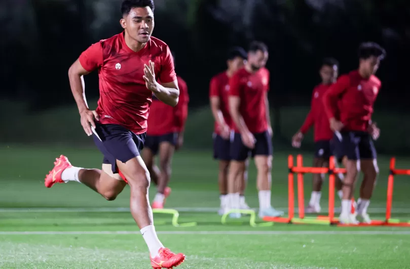 Indonesia vs Irak di Piala Asia 2023 Qatar, meski diatas kertas tidak diunggulkan Timnas Indonesia optimis menang (Dok : PSSI)