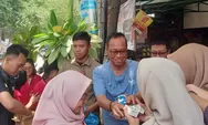 Jumat Berkah, Joko Santoso Bagikan Makan Siang dan Susu Gratis