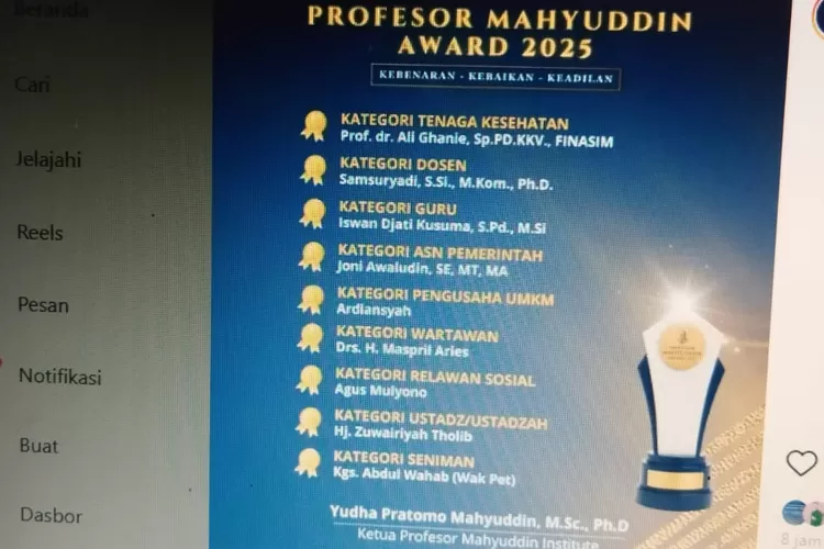 Bolehkah, Gelar Profesor itu diugunakan manakala pemilinya sudah pensiun atau sudah meninggal dunia (dok)