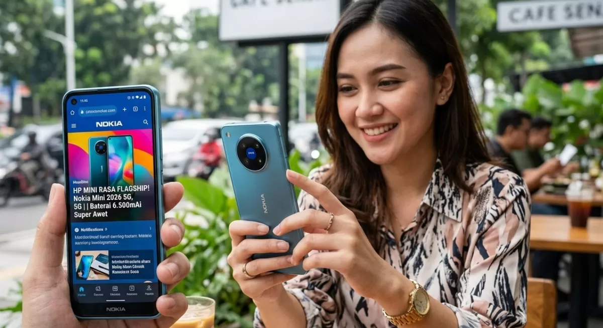 HP Mini Rasa Flagship! Nokia Mini 2026 5G Bawa Baterai 6.500mAh    (Ilustrasi)