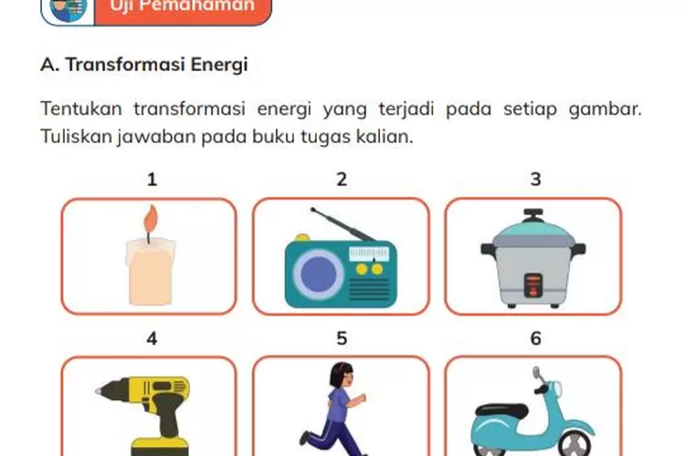 Kunci Jawaban IPA Uji Pemahaman Kelas 4 SD Halaman 123 Bab 4: Mengubah ...