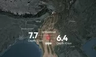 Gempa dahsyat berkekuatan 7,7 mengguncang Myanmar, BMKG pastikan tak akan berdampak ke Indonesia 