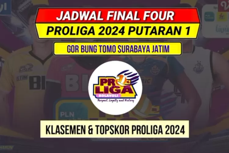 Proliga 2024: Jadwal Lengkap Final Four Putaran Pertama Di GOR Bung ...