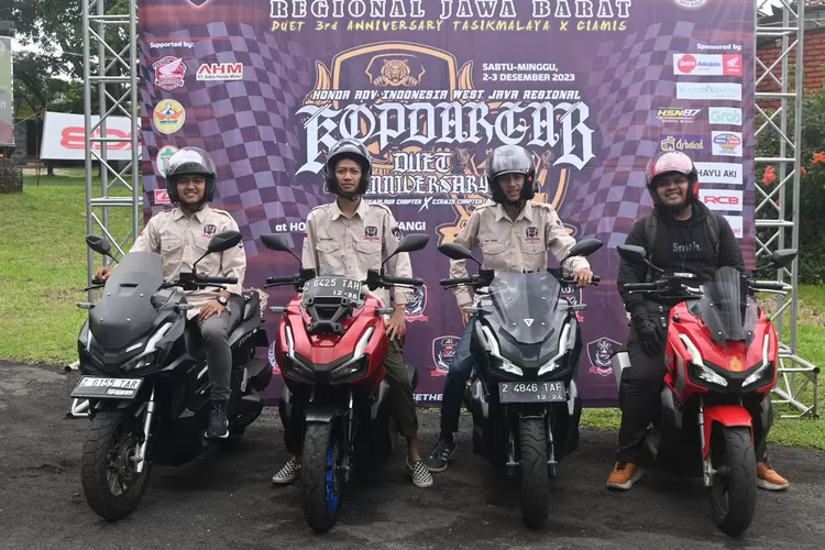 Pengguna sepda motor Honda ADV adakan Kopdargab di Tasikmalaya.