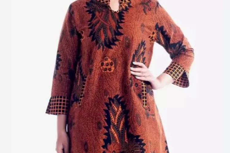 Dress top batik zalora