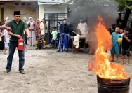 Mahasiswa KKN PMD Unram Desa Anjani Berikan Pelatihan Pencegahan dan Penanggulangan Kebakaran