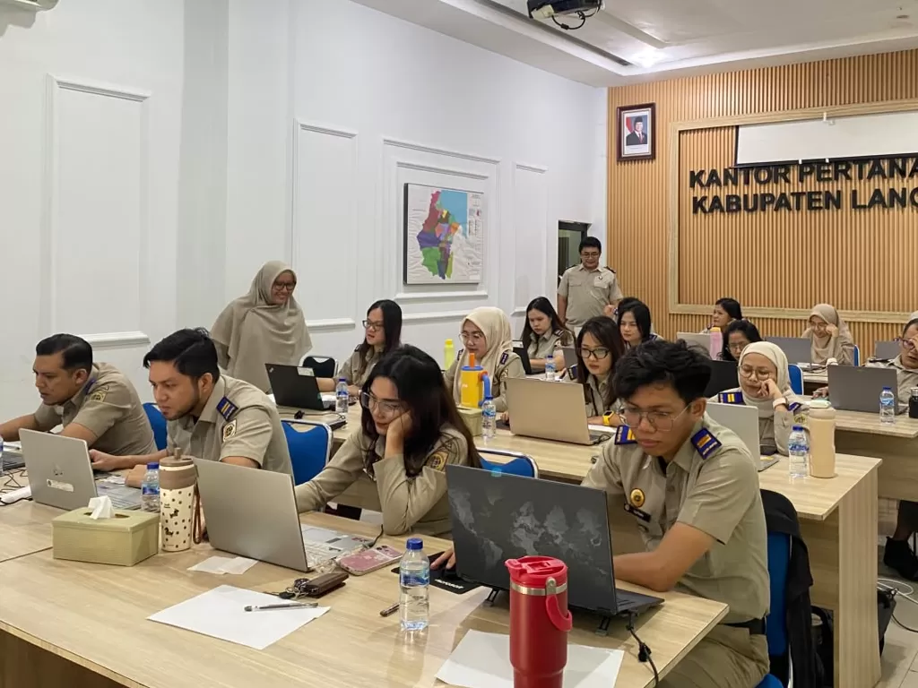Kantor Pertanahan Kabupaten Langkat Laksanakan Asesmen KRS Jabatan Pengawas Tahun 2026.(foto/ATR/BPN) 