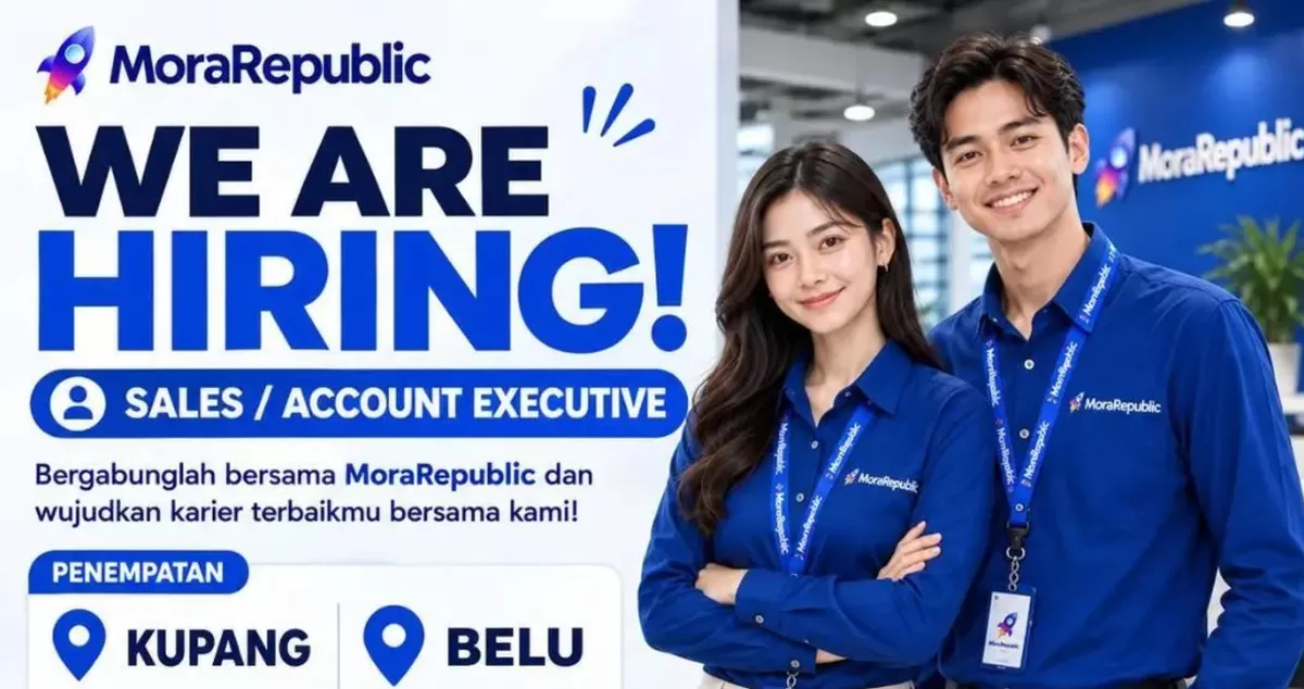 Lowongan Kerja MoraRepublic di Kupang dan Belu, Lulusan SMA/SMK Bisa Daftar