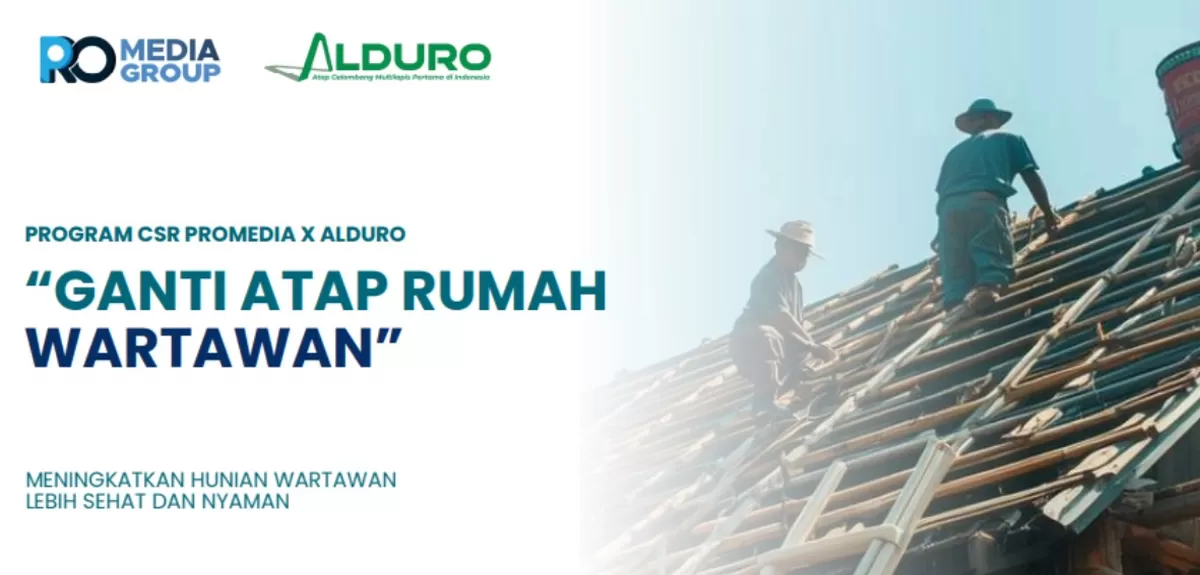 Kolaborasi Promedia Group dan PT Sirkular Karya Indonesia (SKI) mengenalkan program 'Ganti Atap Rumah Wartawan' dalam forum Jaringan Pemred Promedia (JPP) pada Rabu (18/2/2026) malam WIB. (Kalimantansatu.com/Dok. Promedia Group)