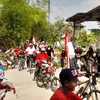Memeriahkan Hari Kemerdekaan, TP PKK Desa Pasuruhan Kecamatan Kayen Adakan Senam Bersama dan Sepeda Santai