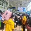 Pemudik Padati Stasiun Senen dan Terminal Kampung Rambutan Jakarta