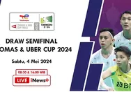 Drawing Semifinal Thomas dan Uber Cup 2024: Indonesia Lolos Babak Semifinal Uber Cup 14 Tahun Lalu