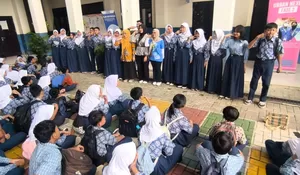 Diajarkan Sejak Dini, Siswa SMPN 23 Depok Dilatih Mitigasi Bencana