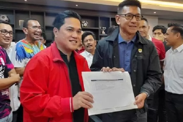 Resmi! Erick Thohir Jadi Ketua Umum PSSI Periode 2023-2027 - Depok Today