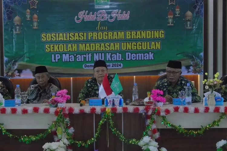 LP Ma'arif NU Demak Gelar Halal Bihalal dan Sosialisasi Program BRANDING Madrasah
