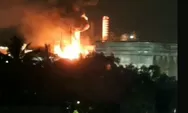 Kebakaran di Kawasan Kilang Pertamina Balikpapan, hingga Pagi Ini Api Belum Berhasil Dipadamkan
