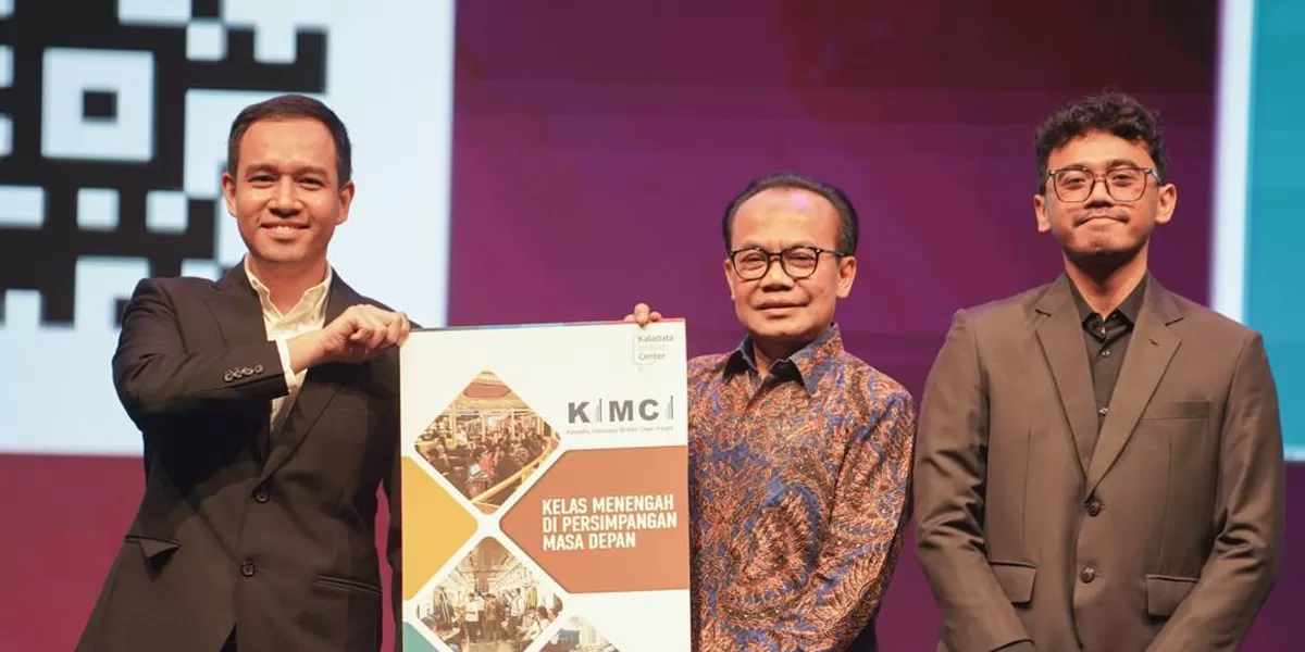 Sesmenko Susiwijono saat hadir mewakili Menko Perekonomian Airlanga Hartarto di IDE Katadata Future Forum pada Rabu (15/4) (ekon.go.id)