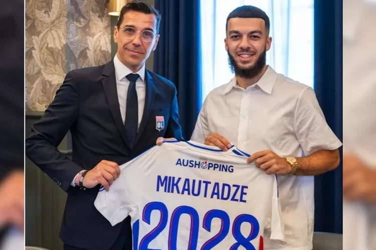 Georges Mikautadze menarik minat klub Prancis Olympique Lyon.  (Instagram @georgesmkd)