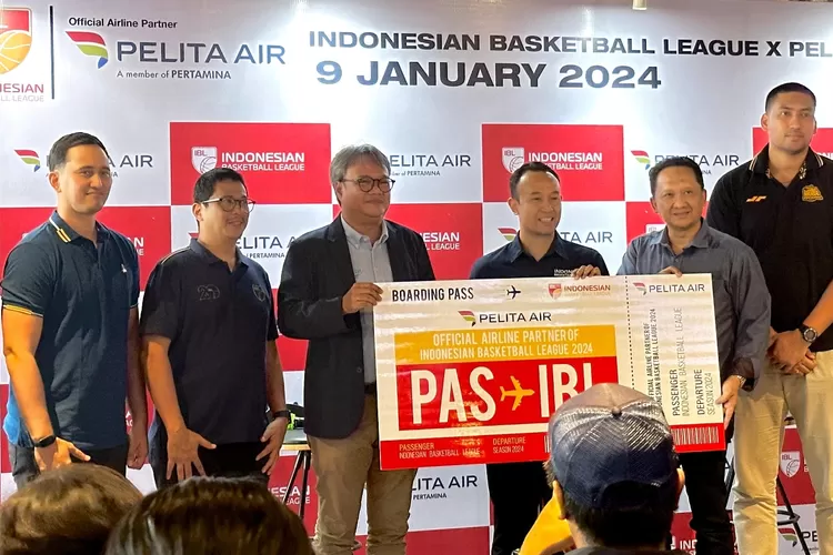 Resmi, Pelita Air Jadi Official Airlines IBL Musim 2024 - Radar Depok