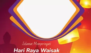 16 Link Twibbon Waisak 2026 Gratis, Desain Elegan Disertai Gambar Buddha dan Lampion, Ada yang Resmi dari DPP Walubi
