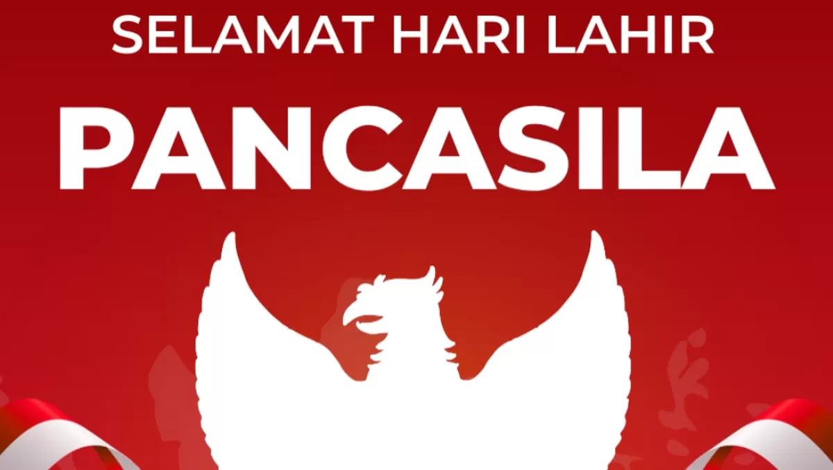 Ilustrasi twibbon Hari Lahir Pancasila 1 Juni (Canva.com/Maguki Std)