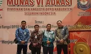Pimpinan dan Anggota DPRD Murung Raya Hadiri Munas VI ADKASI