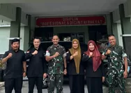 Bawaslu Kabupaten Sambas Jalin Silaturahmi dan Perkuat Sinergi dengan Kodim 1208/Sambas