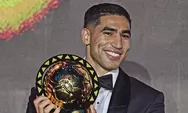 Bek PSG Hakimi Raih Penghargaan Pemain Terbaik Afrika Tahun 2025 Ini Kalahkan  Salah dan Victor