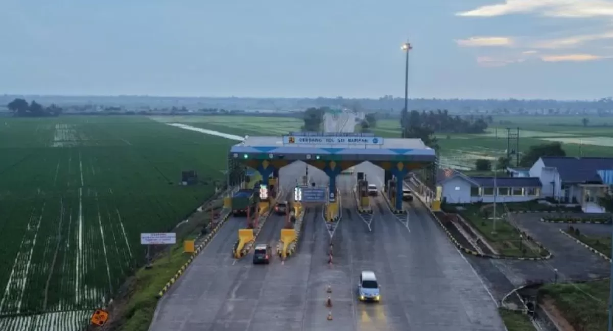Jalan tol di Sumatera Utara.  (Jasamarga)