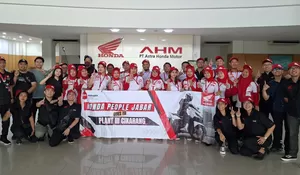 DAM Ajak Frontline People Honda Kunjungi Pabrik Honda di Cikarang