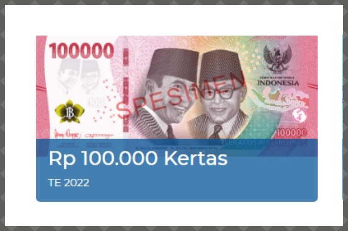 Uang Kertas Tahun Emisi Te 2022