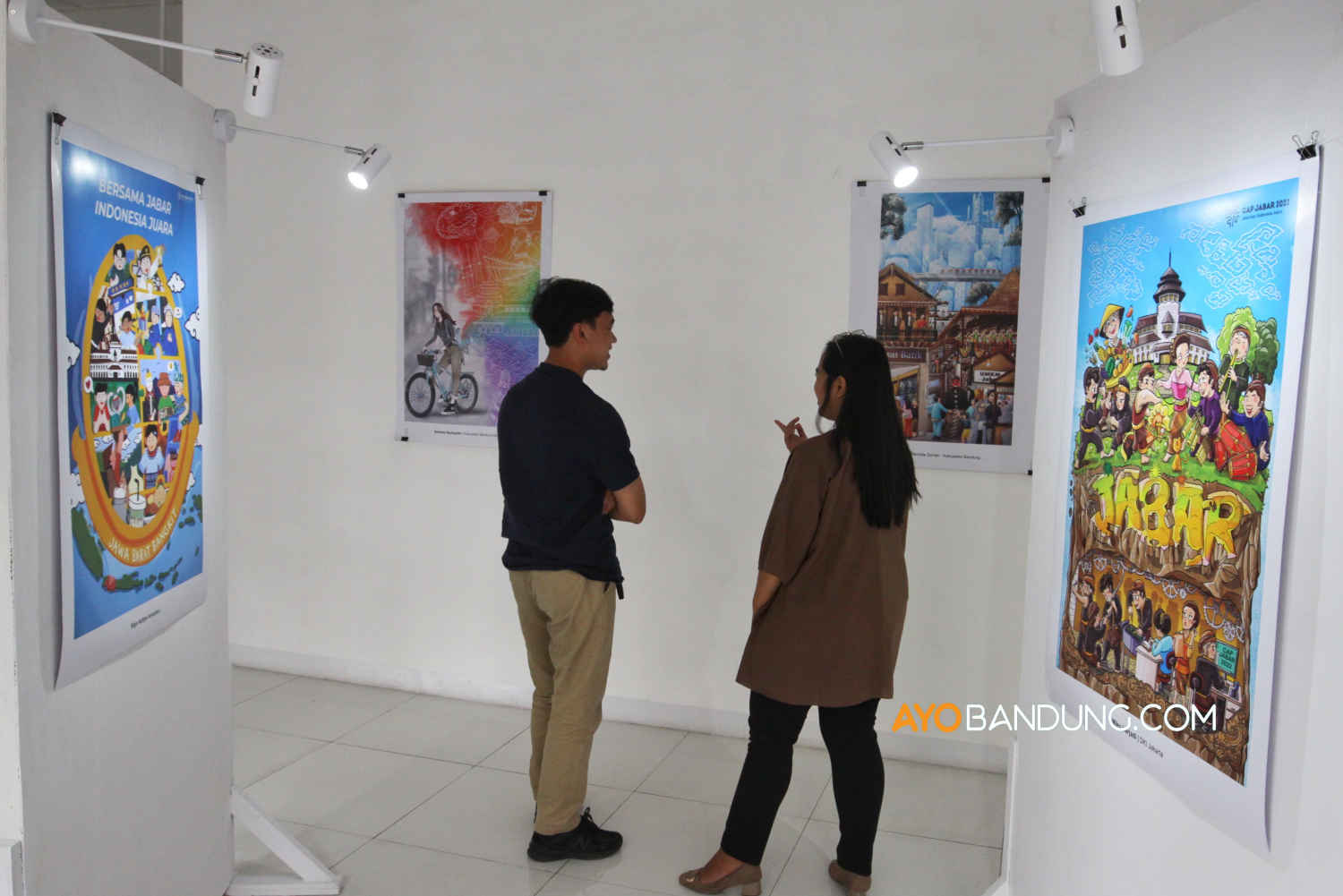 Pameran Poster Ilustrasi Jabarkan Indonesia Juara