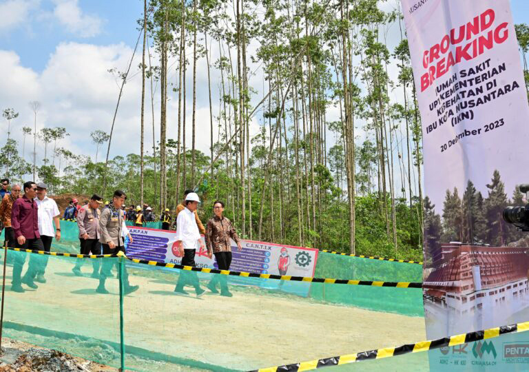 Presiden Jokowi Groundbreaking RSUP Pertama Di IKN