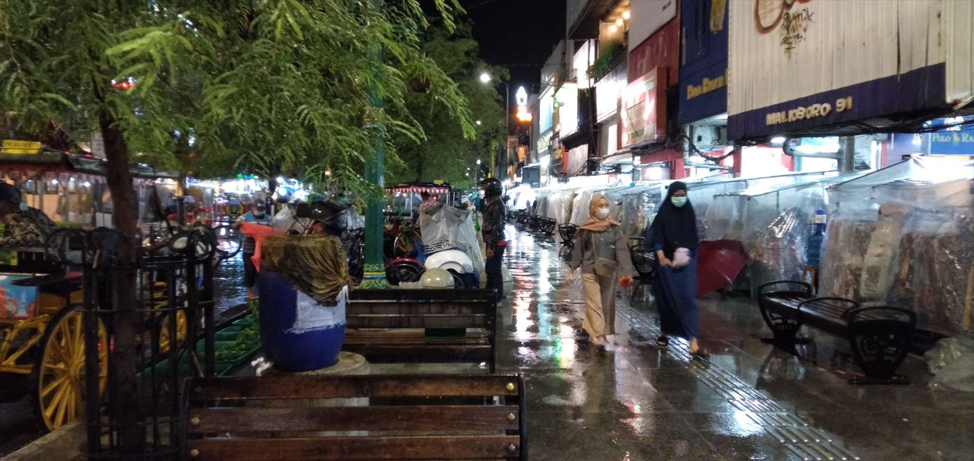 Suasana Yogyakarta Di Malam Hari